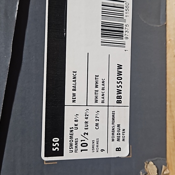 New Balance 550 Triple White Womens Shoe Sneaker BBW550WW - Picture 11 of 16